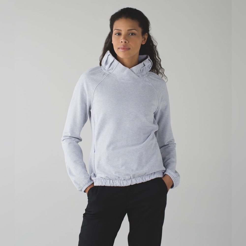 Lululemon After All pullover in Heathered Cool Breeze